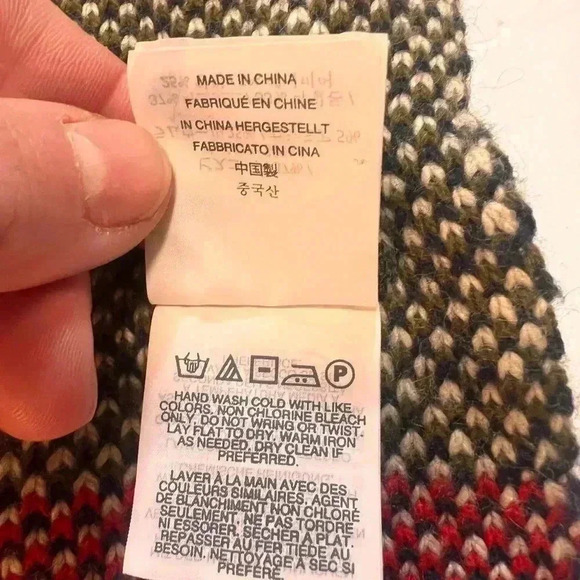 J. Crew LambsWool Cashmere Blend Super Long Soft Knit Multicolor Fringe Scarf - Picture 5 of 7